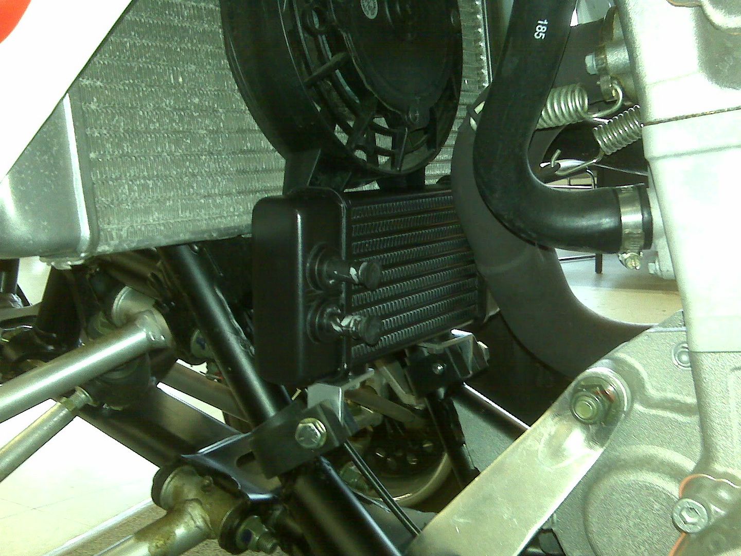 Oil cooler for KTM RFS motor.In Stock and ready for shipping Polaris